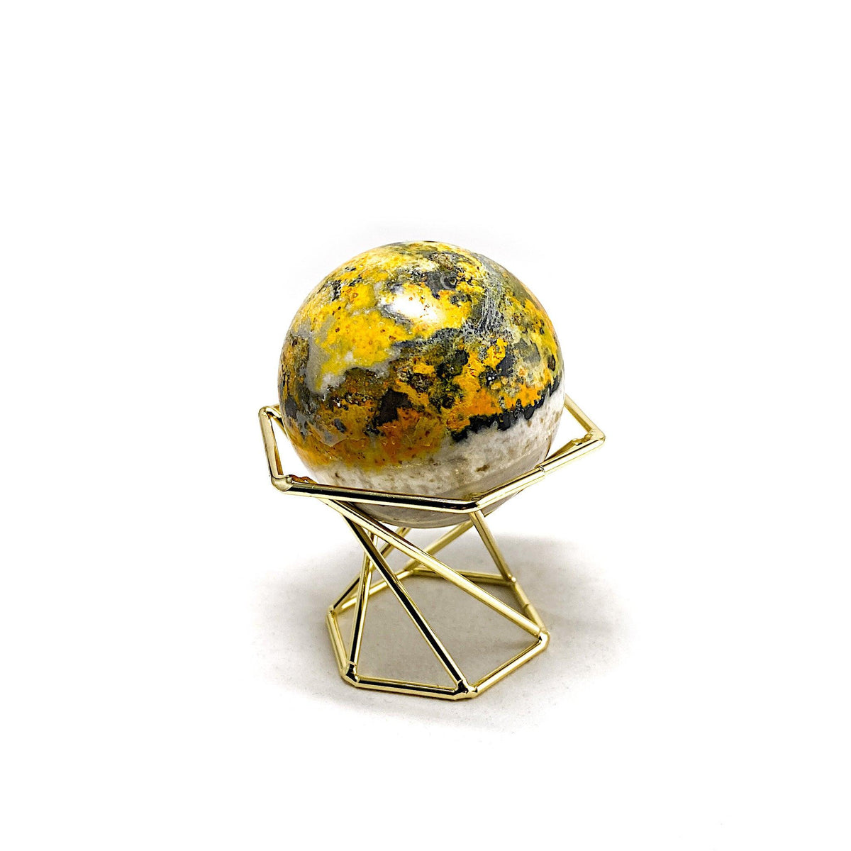 Sphere Stand - Hexagonal twist SPH02 - Nature's Magick