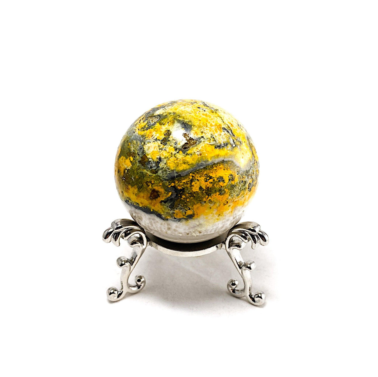 Sphere stand - Silver three leg stand DSD-22 - Nature's Magick