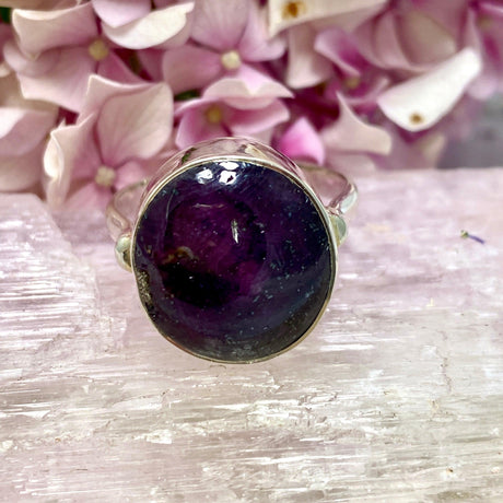 Star Ruby round ring Size 10 KRGJ2642 - Nature's Magick