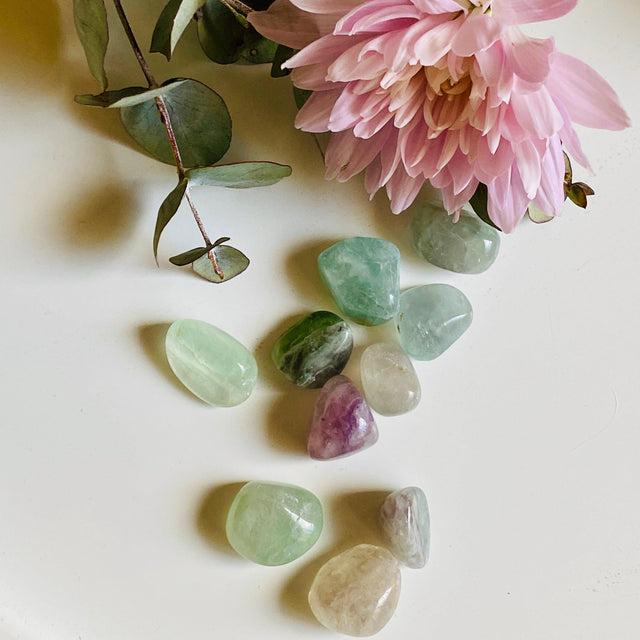 Tumbled Stone - Rainbow Fluorite TS-FLU - Nature's Magick