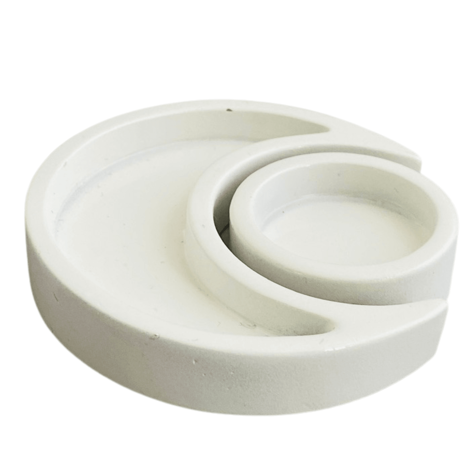 White Moon Sphere Dish DSD-20 - Nature's Magick