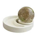 White Moon Sphere Dish DSD-20 - Nature's Magick