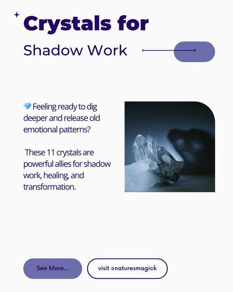 Crystals for Shadow Work: Your Guide to Inner Transformation