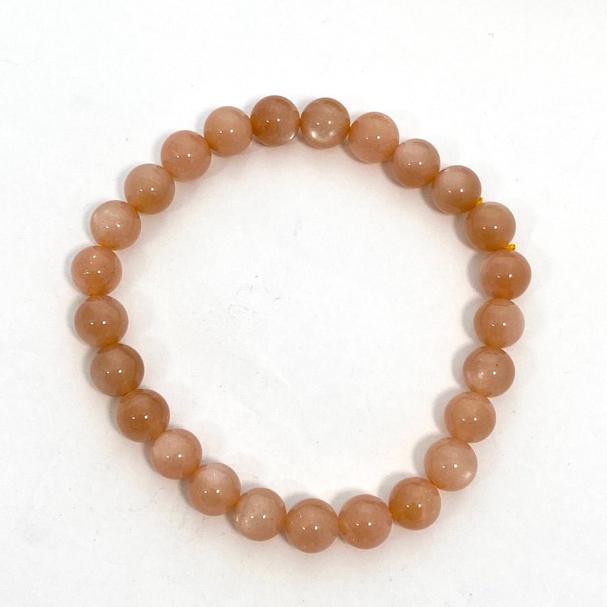 Moonstone (Peach) Bracelet