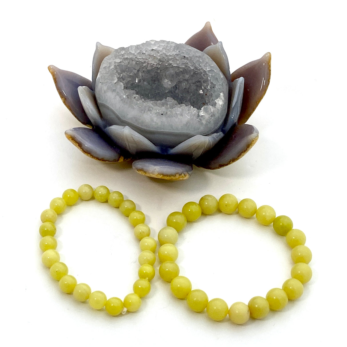 Lemon jade bracelet