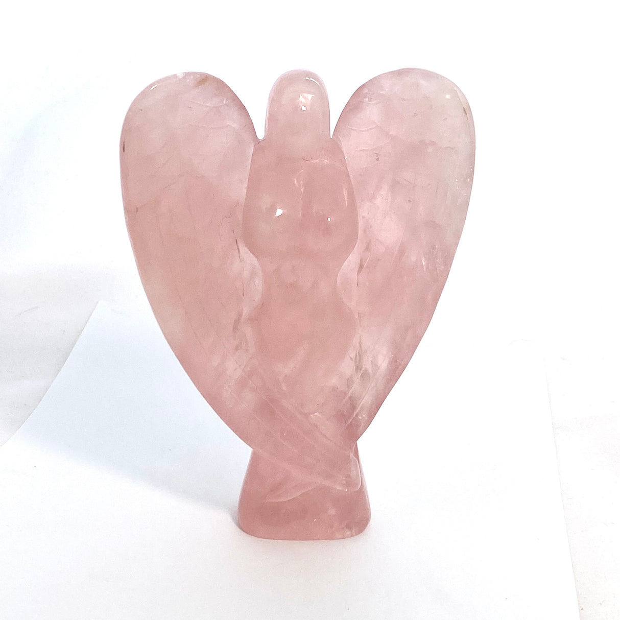 Rose Quartz Angel Goddess large 16cm