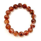 Red Hematoid "Fire Quartz" bracelet