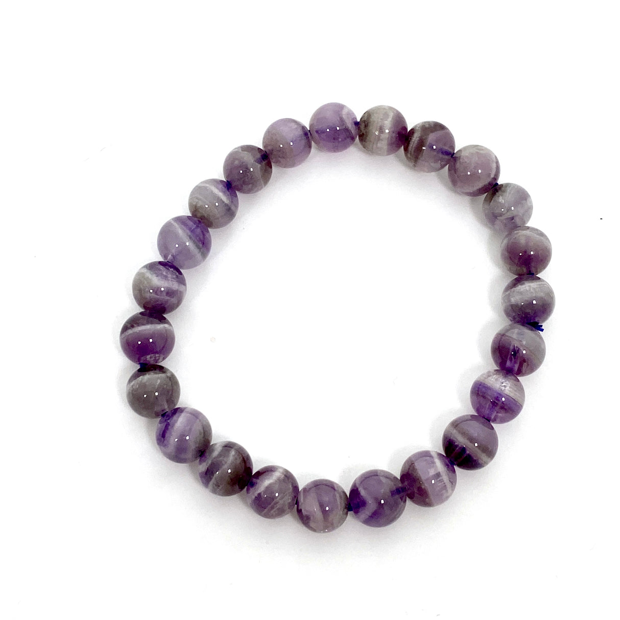 Chevron Amethyst Bracelet