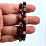 Tourmaline mixed colour bracelet