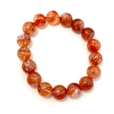 Red Hematoid "Fire Quartz" bracelet