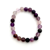 Fluorite bracelet (purple and green)