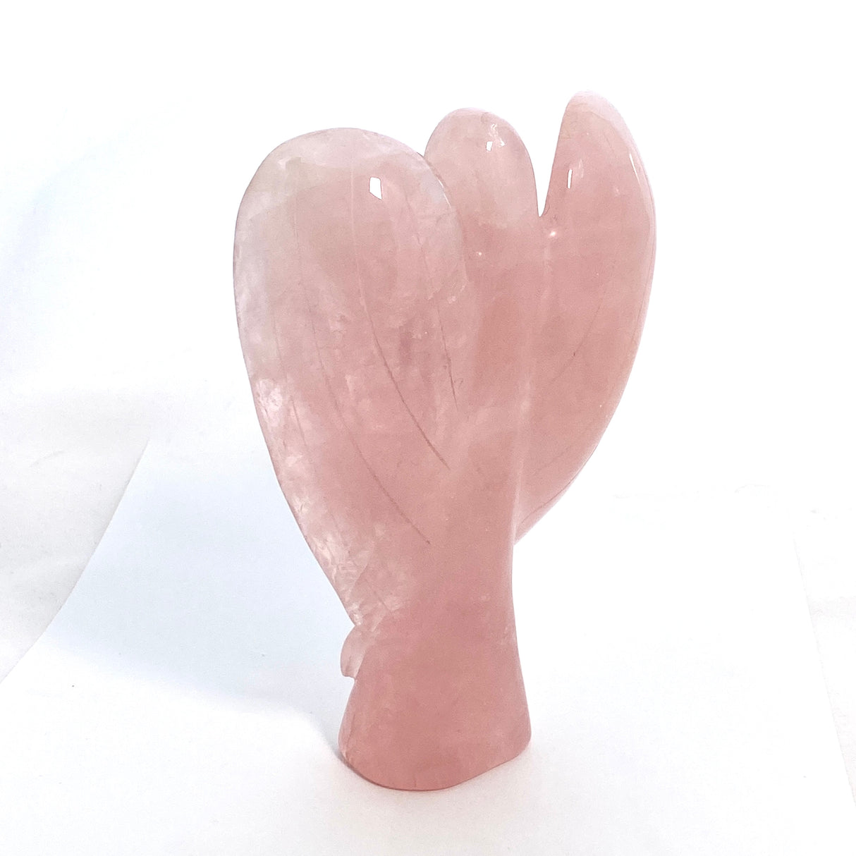 Rose Quartz Angel Goddess large 16cm