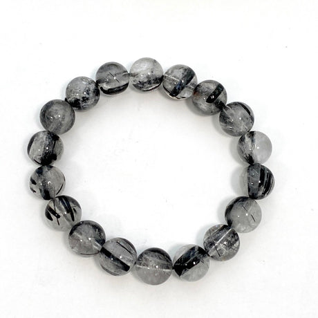 Black Tourmaline in quartz bracelet