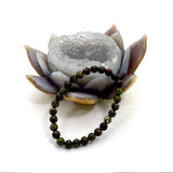 Dragon blood jasper (Bastite) bracelet