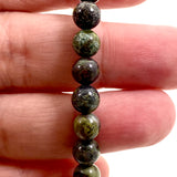 Dragon blood jasper (Bastite) bracelet