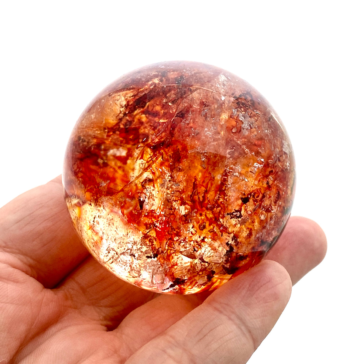 Koi Fire Quartz Spheres KFQ