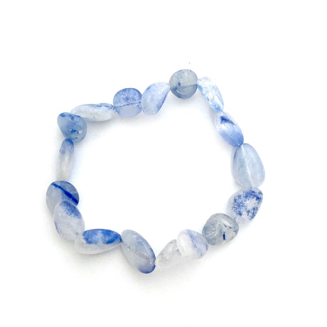 Dumortierite in Quartz Bracelet