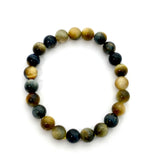 Tiger's Eye bracelet - Mixed Blue and Gold