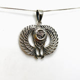 925 SS Eye of Horus Egyptian with Scarab Beetle Pendant SV50-739