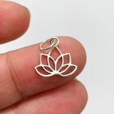 Sterling Silver Lotus Pendant SV50-613