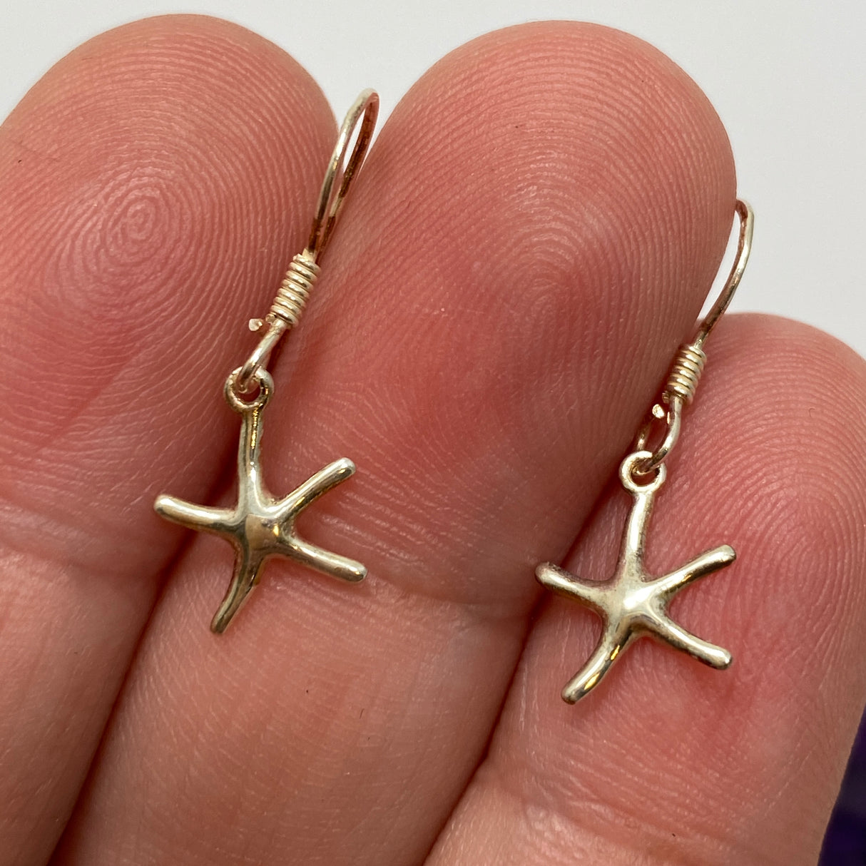 925 SS Starfish earrings SE070