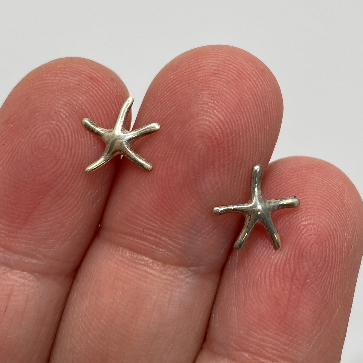 925 SS Starfish stud earrings SE071S