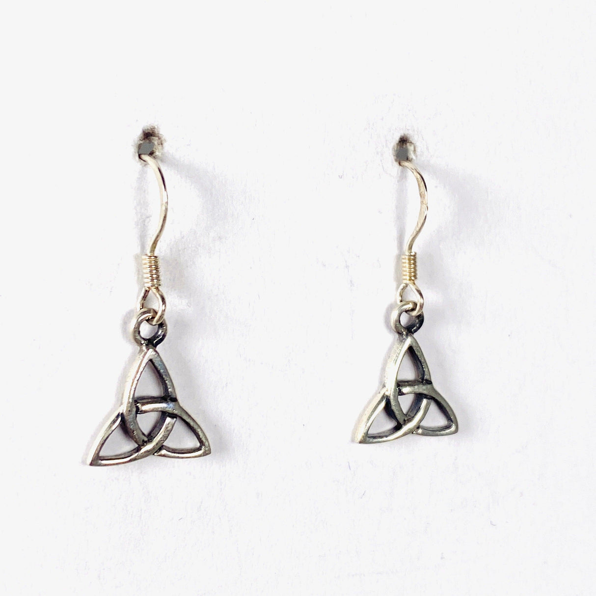 925 SS Triquetra Earrings 2.2cm Drop - Nature's Magick