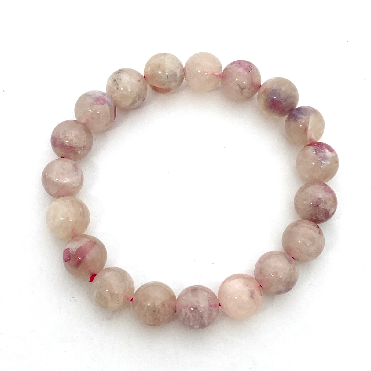 Pegmatite "Unicorn stone" Bracelet - Pink Tourmaline, Lepidolite and Quartz