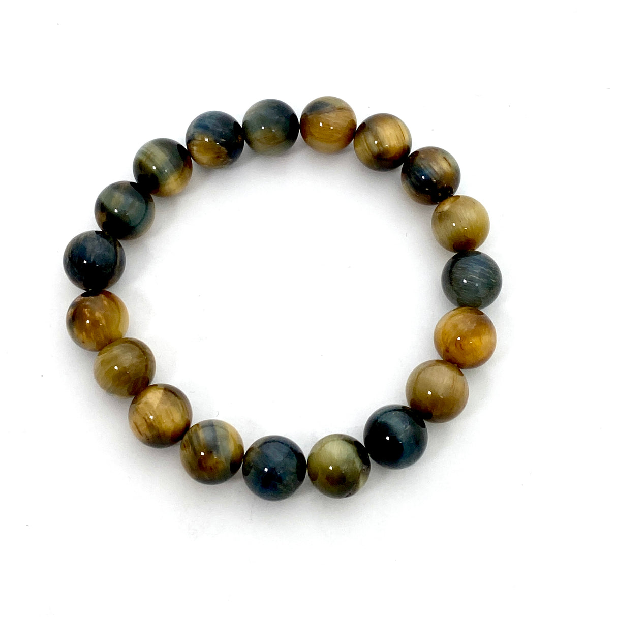 Tiger's Eye bracelet - Mixed Blue and Gold