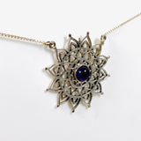 Amethyst Mandala Necklace NK340-AME