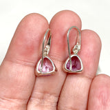 Amethyst Trilliion Faceted Earrings PEGJ166