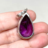 Amethyst large pear cut pendant HPGJ-01