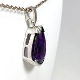 Amethyst large pear cut pendant HPGJ-01