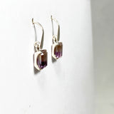 Ametrine Emerald Cut Faceted Earrings PEGJ163