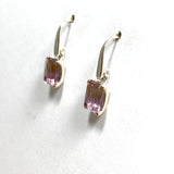 Ametrine Emerald Cut Faceted Earrings PEGJ163