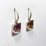 Ametrine Emerald Cut Faceted Earrings PEGJ164