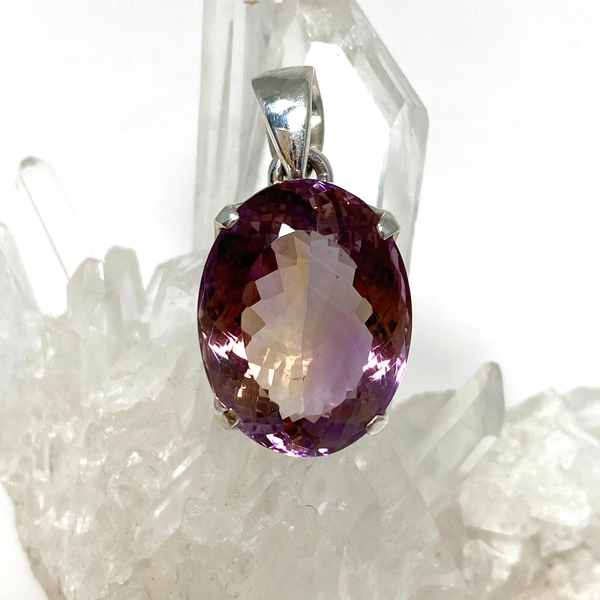 Ametrine Oval Faceted Pendant PPGJ778