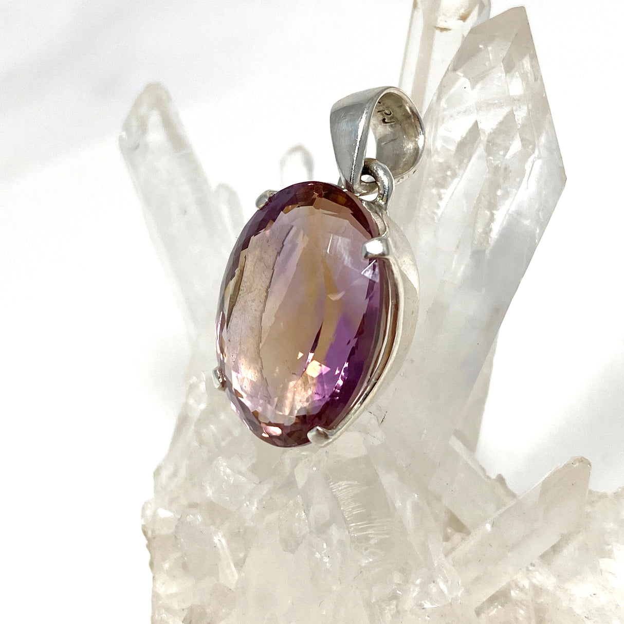 Ametrine Oval Faceted Pendant PPGJ778