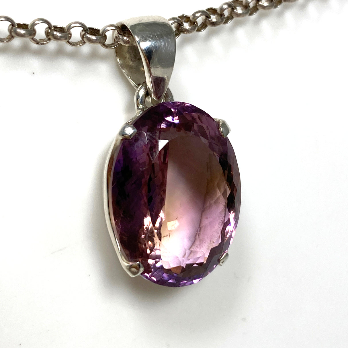 Ametrine Oval Faceted Pendant PPGJ778