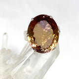 Ametrine Oval Faceted Ring Size 8.5 PRGJ488