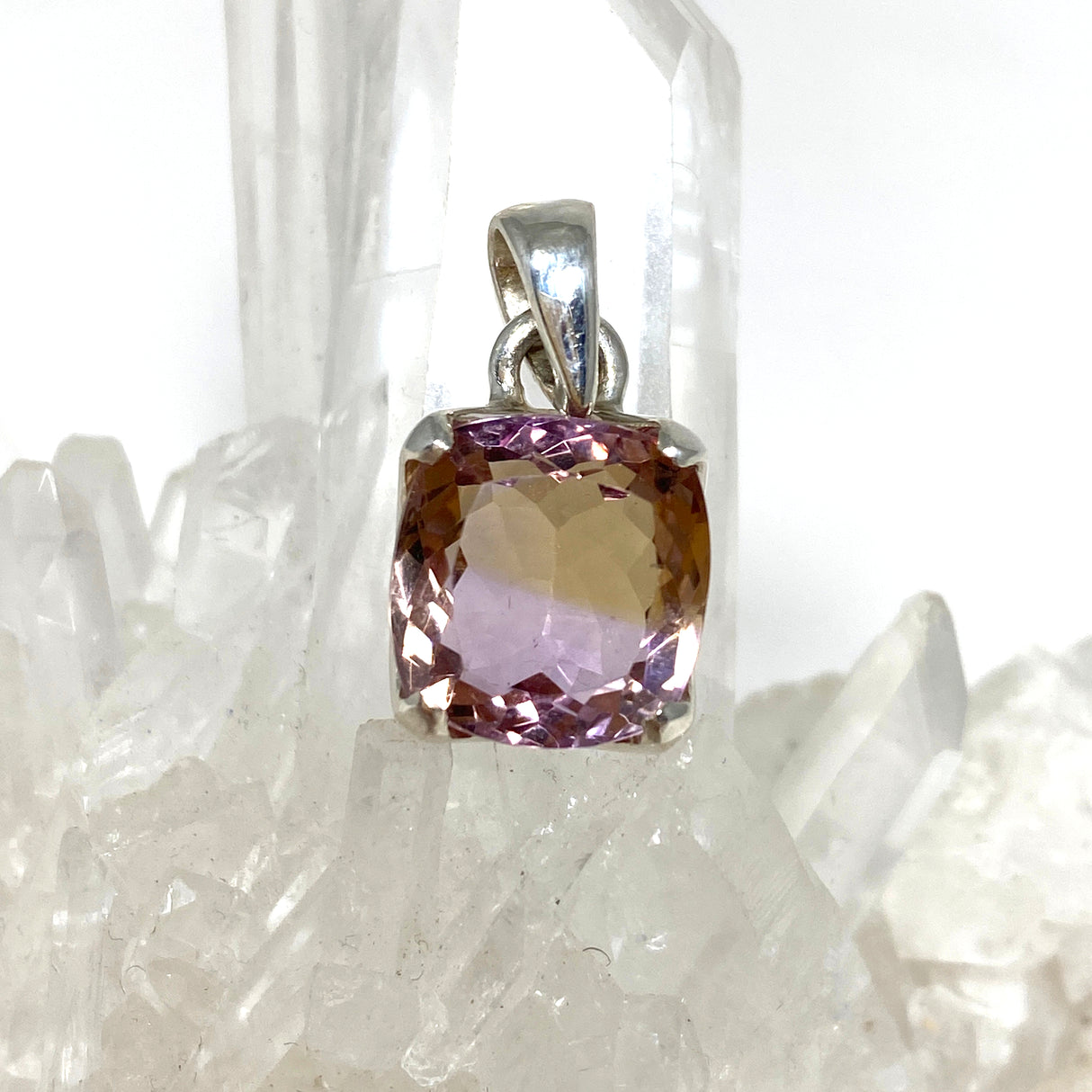 Ametrine Square Faceted Pendant PPGJ779