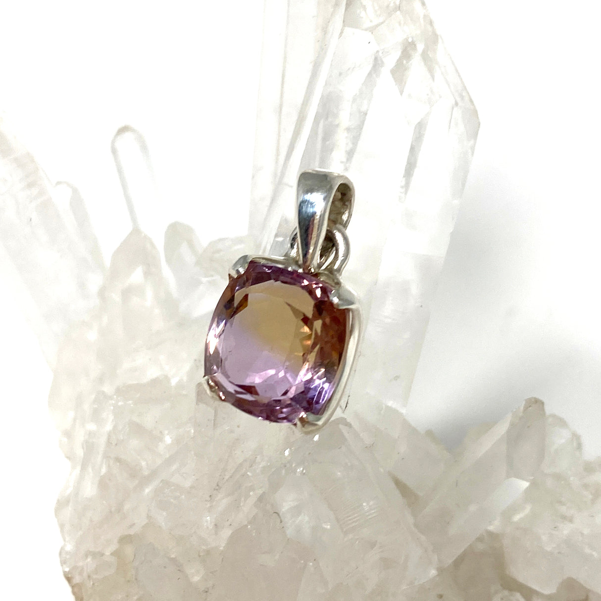 Ametrine Square Faceted Pendant PPGJ779