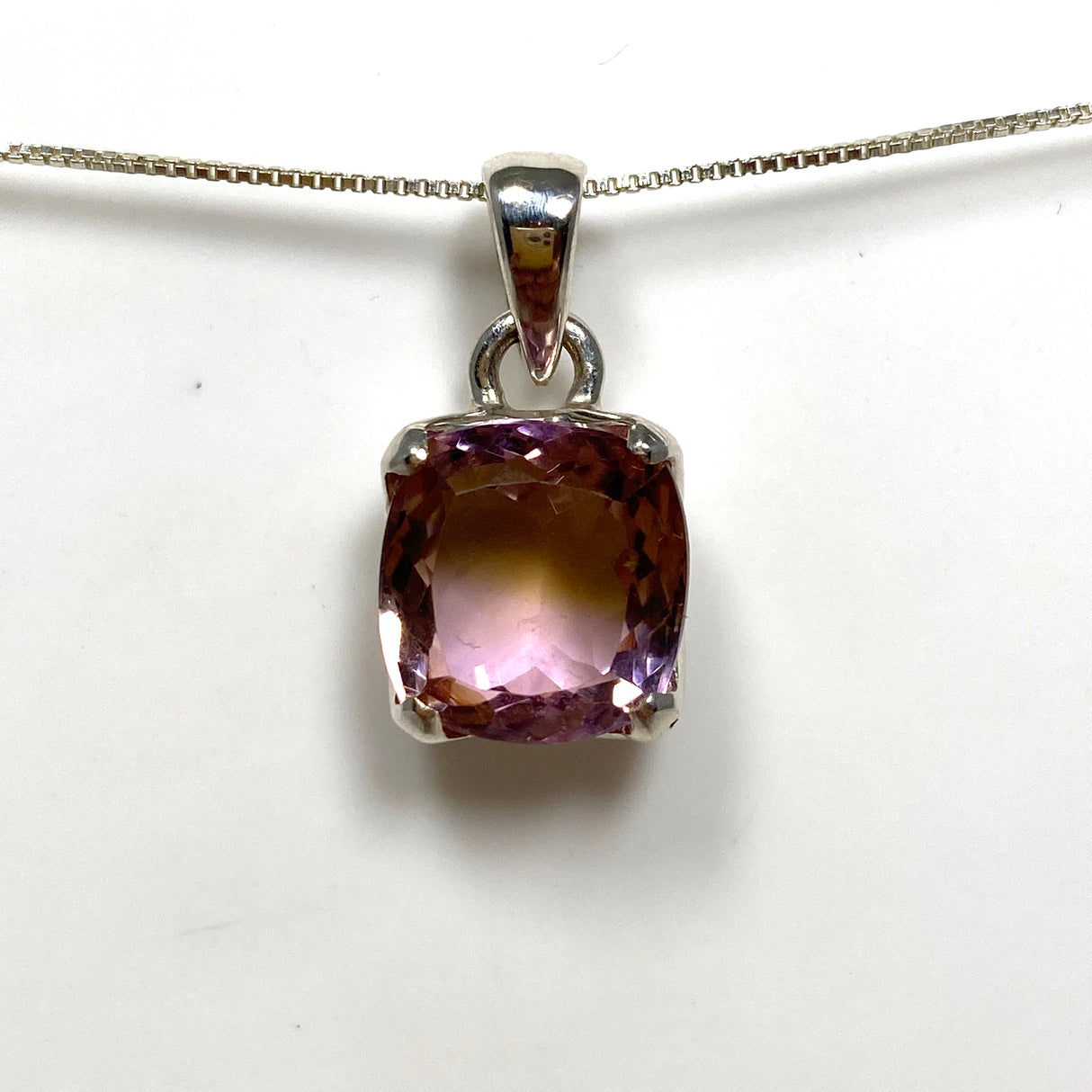 Ametrine Square Faceted Pendant PPGJ779