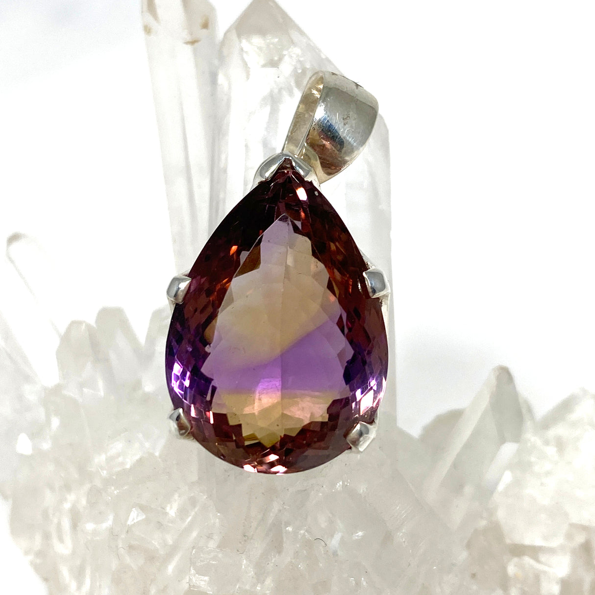 Ametrine Teardrop Faceted Pendant PPGJ777