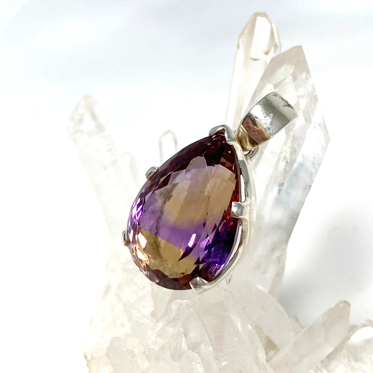 Ametrine Teardrop Faceted Pendant PPGJ777