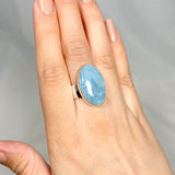 Aquamarine Oval Ring Size 9 KRGJ3258