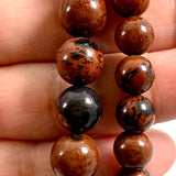 Mahogany obsidian bracelet