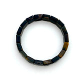 Tiger's Eye Bracelet Flat Square Facet