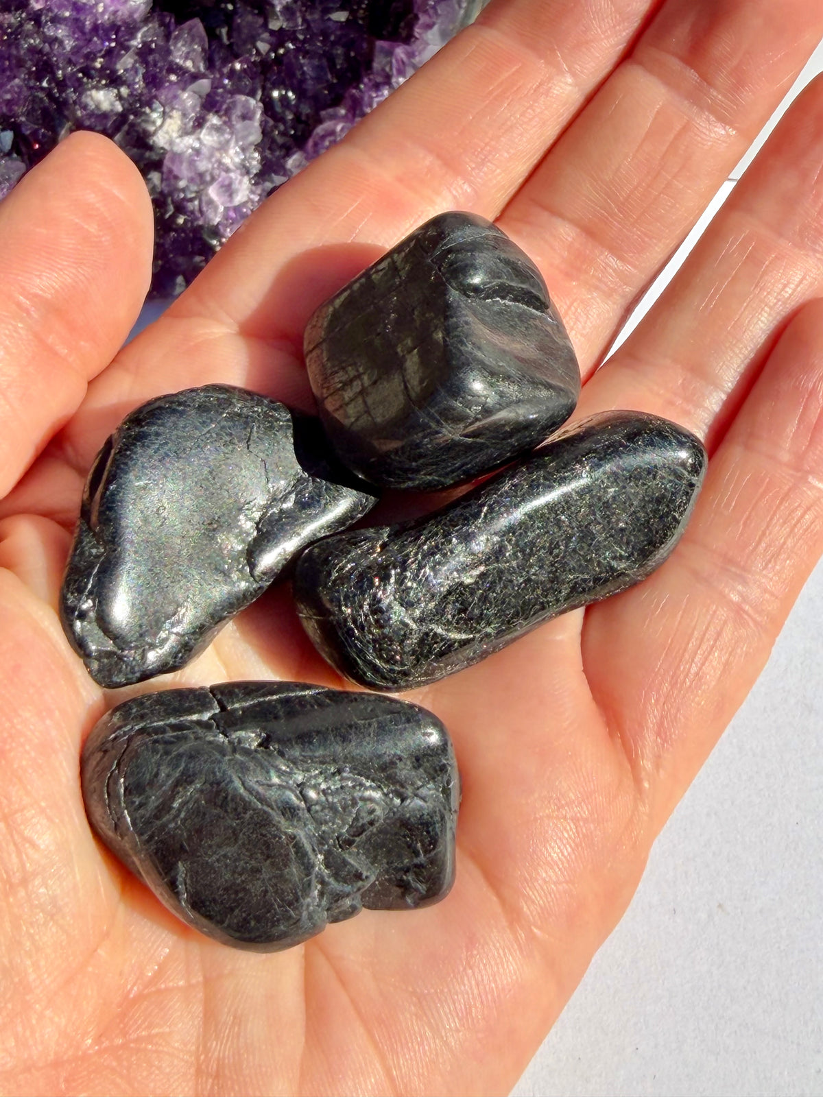 Black Tourmaline Tumbled Stone