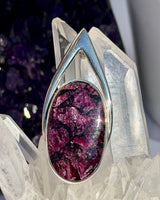 Blue Turtles Eudialyte Statement Sterling Silver Pendant BTP-154